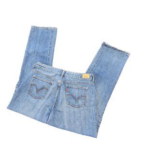 Womens Levi's 505 Straight Leg Jean's Med Wash size 12M